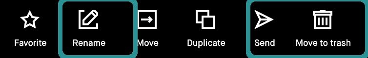 reMarkable file actions
