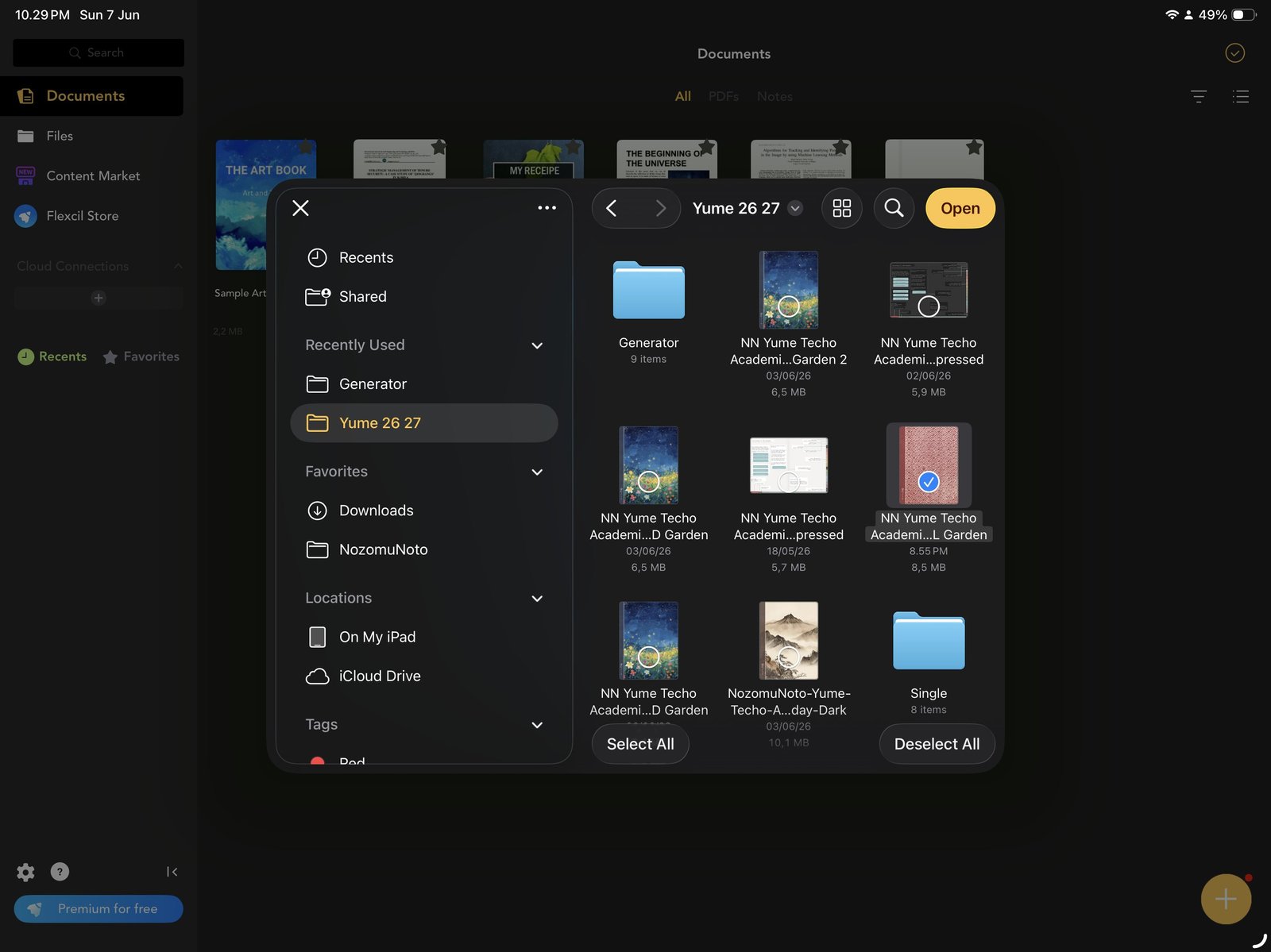 Select the PDF