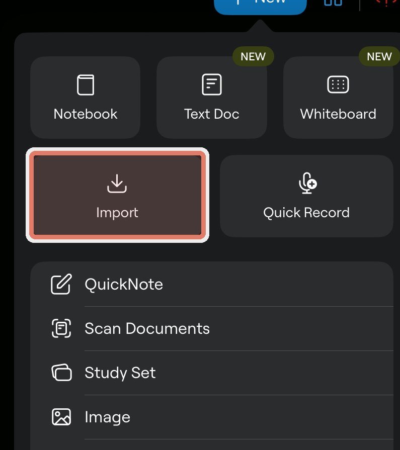 Import the PDF again