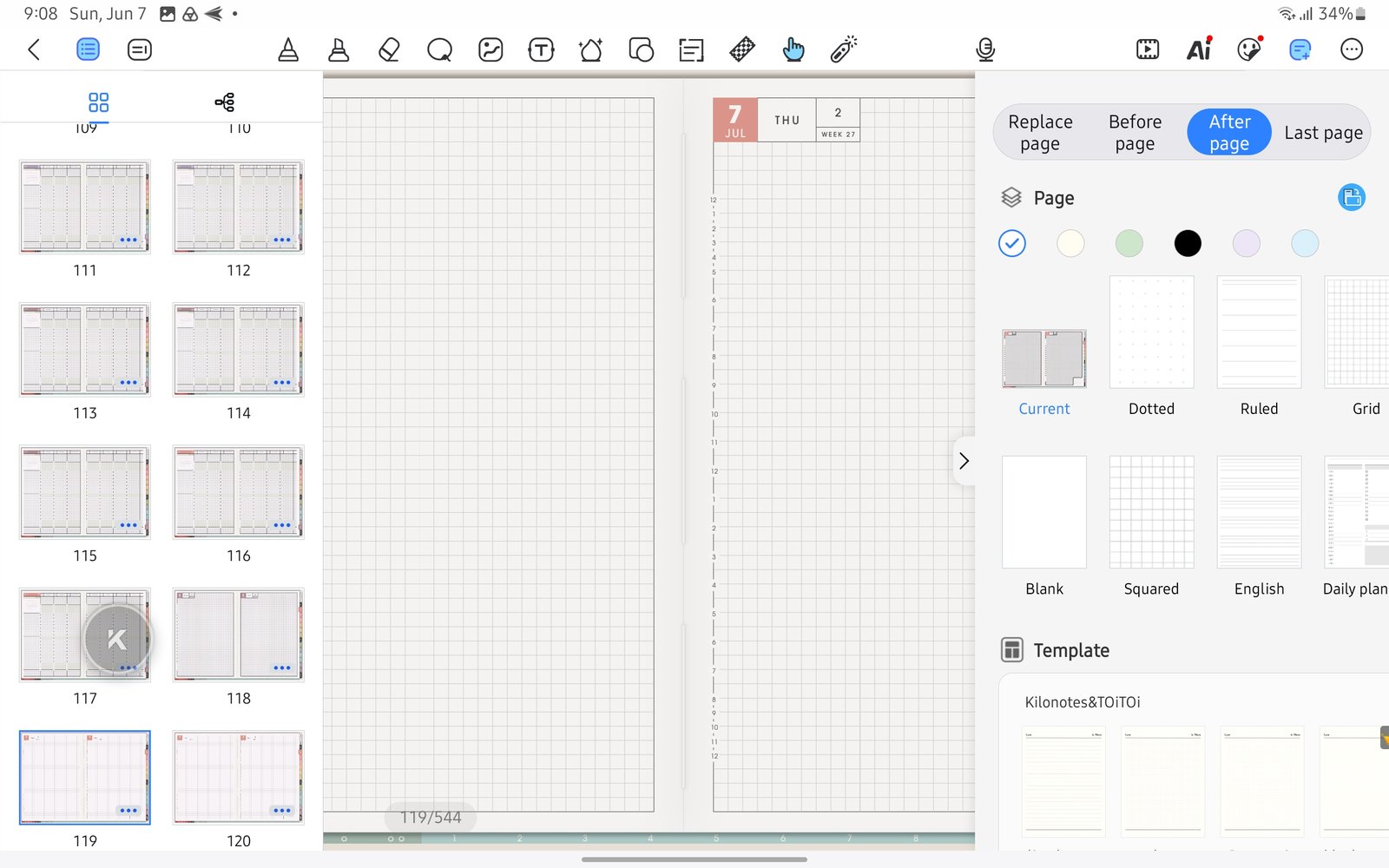 Add paper options