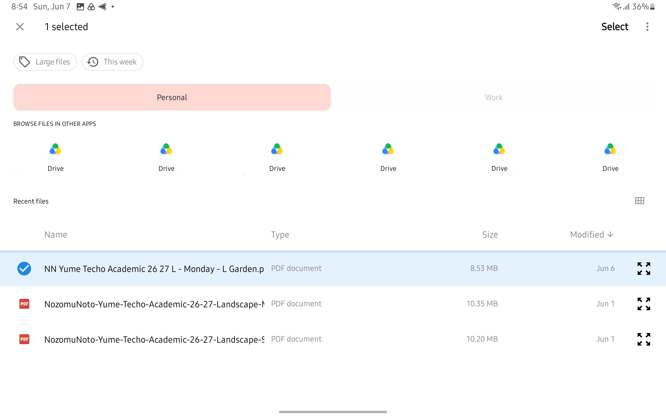 Android file picker