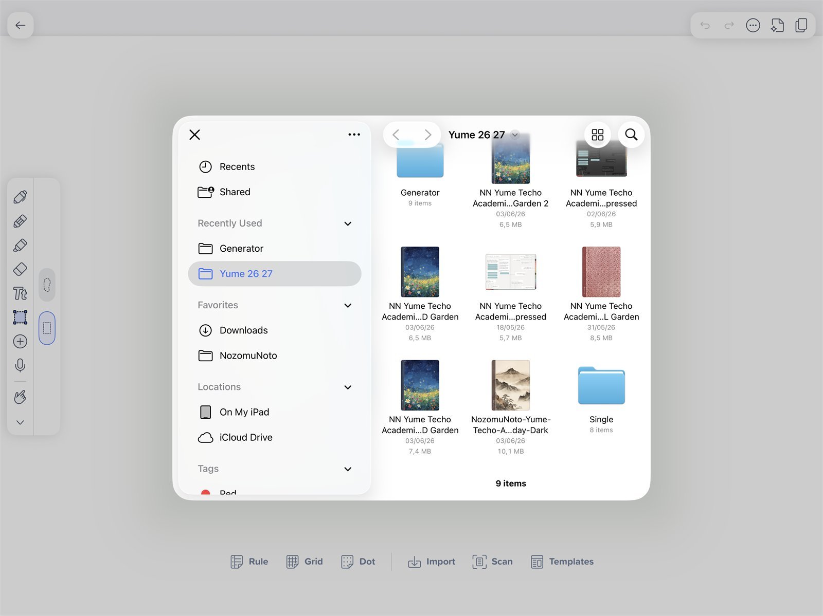 Choose the PDF file