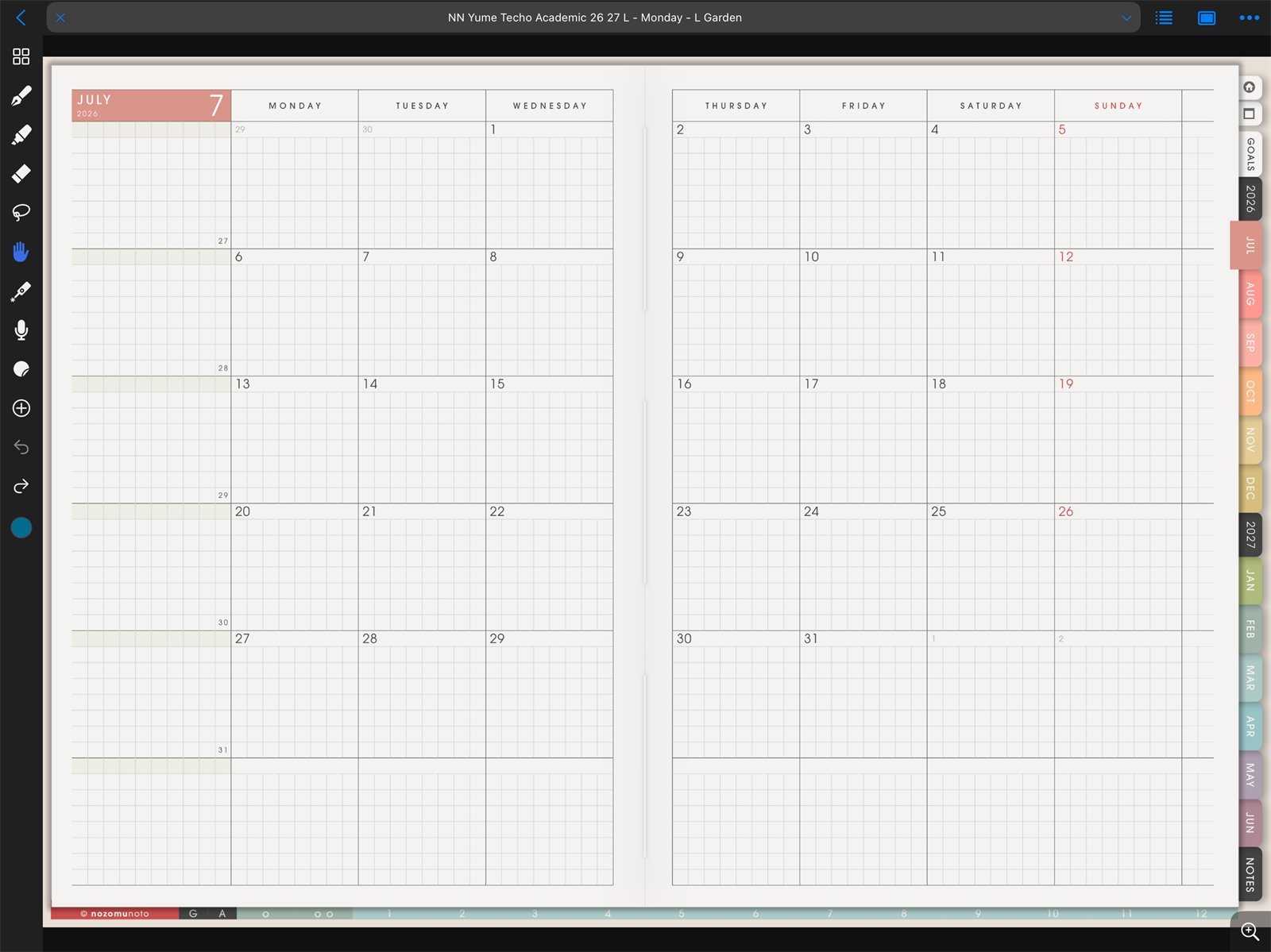 Tap a linked planner item