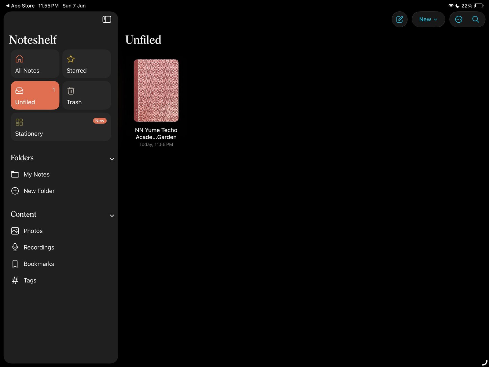 Imported planner