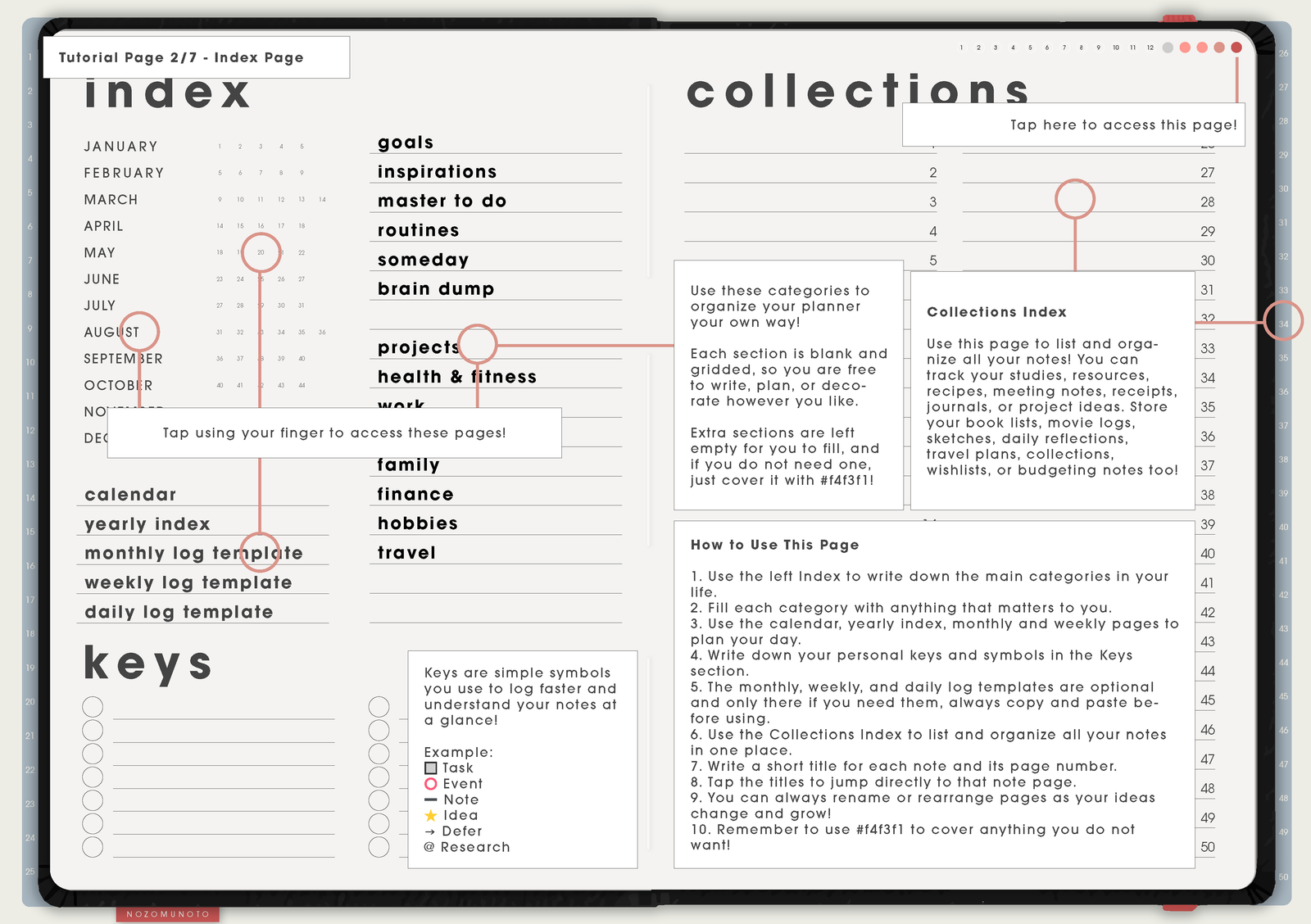 Tutorial Page 2/7 - Index Page