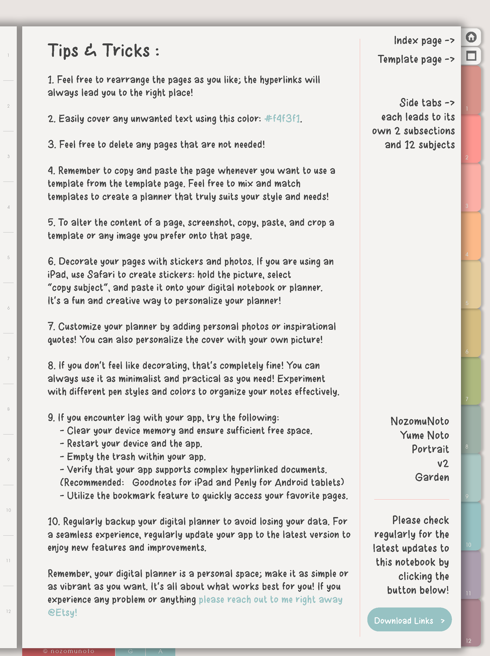 Tips & Tricks Page