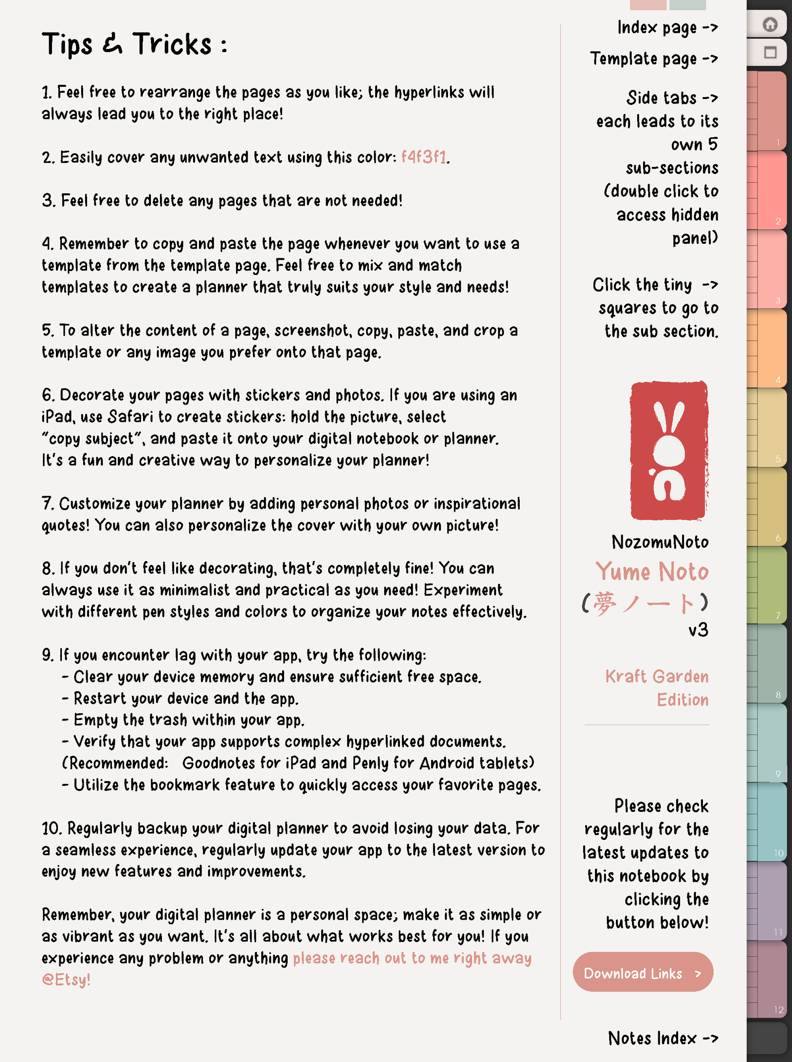 Tips & Tricks Page