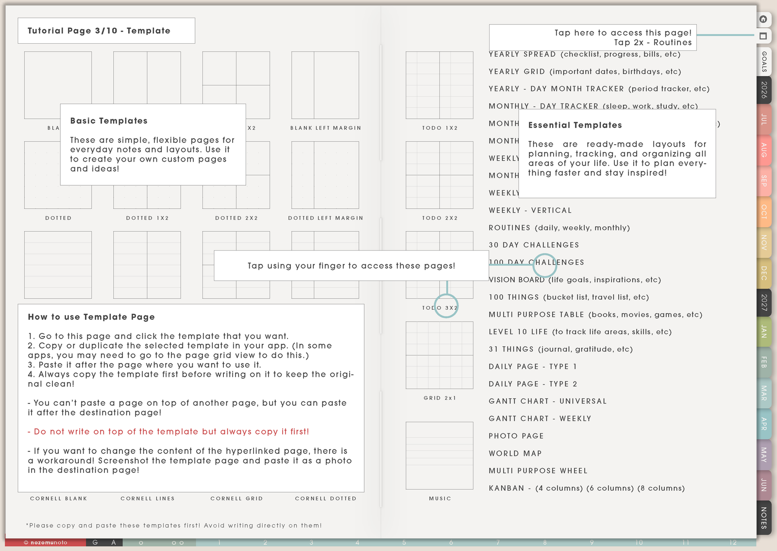 Tutorial Page 3/10 - Template Pages