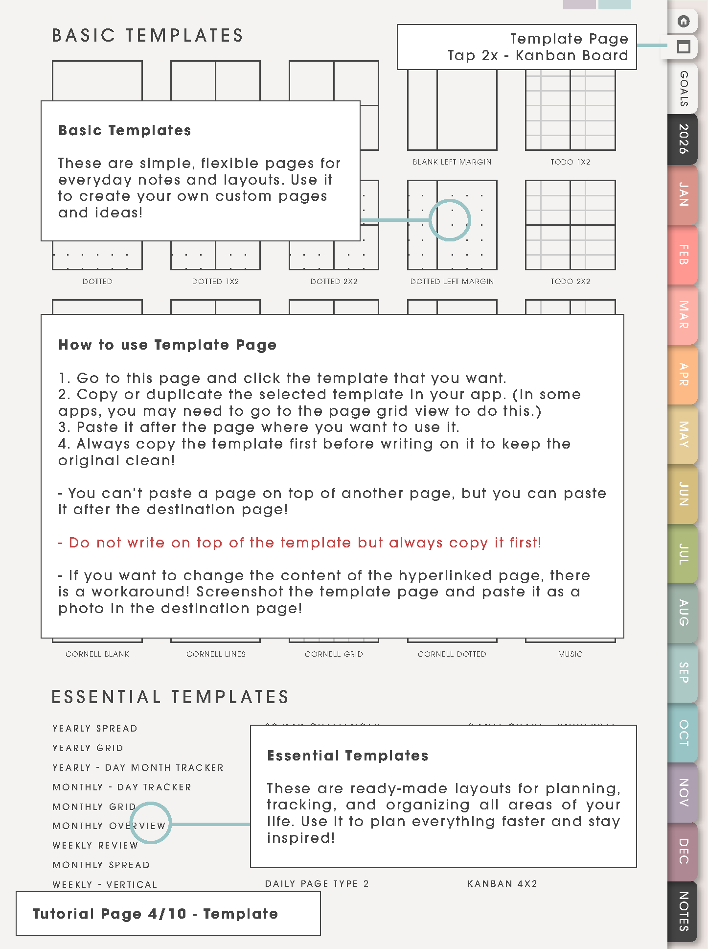 Tutorial Page 4/10 - Template Pages