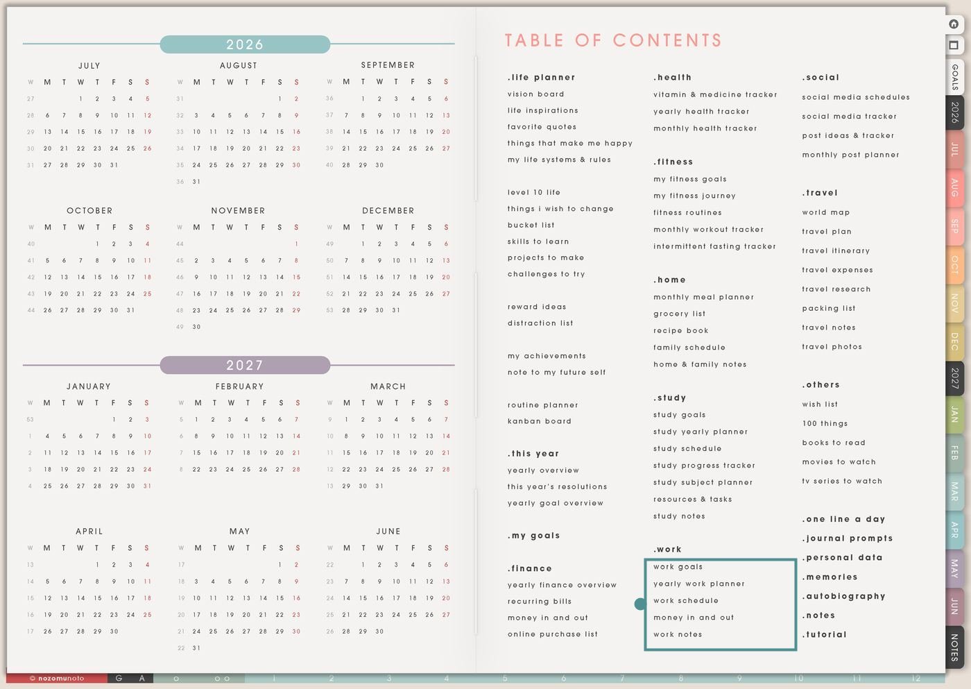Work section on Index from Yume Techo Academic 26-27 Landscape