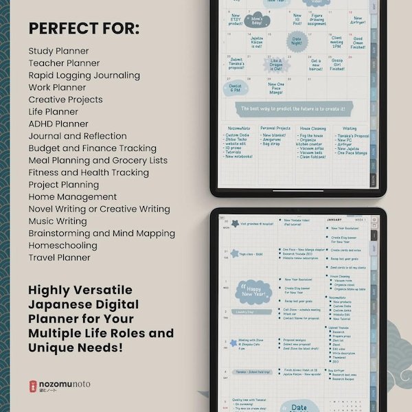 Melissa shared a NozomuNoto planner photo