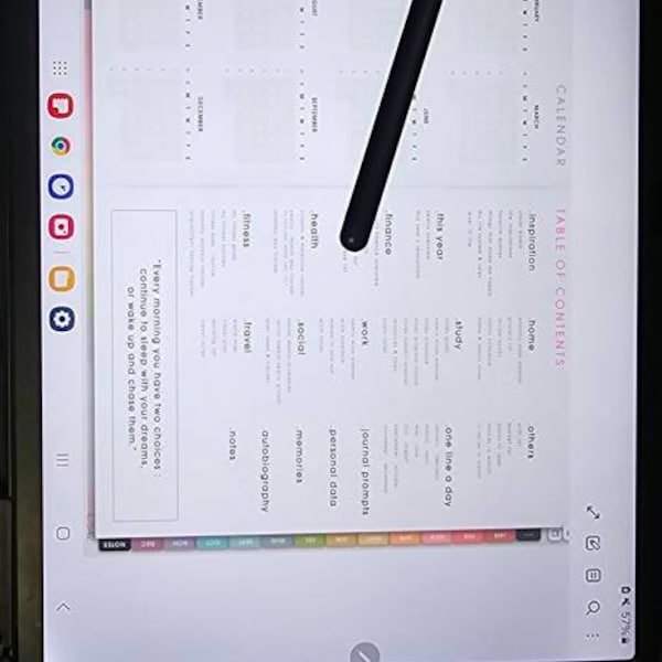 Carlene shared a NozomuNoto planner photo
