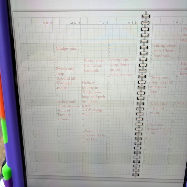 Felicia shared a NozomuNoto planner photo