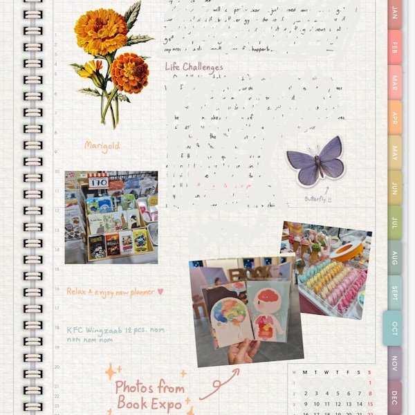 Sato shared a NozomuNoto planner photo