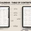 Dated Academic 2025 Digital Planner Yume Techo NozomuNoto Notebook Daily Weekly Monthly Calendar Japanese Multipurpose Minimalist ADHD Bullet Journal Hyperlinked PDF Goodnotes Notability Portrait Android iPad Student Noteshelf Samsung Notes Hobonichi