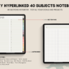 Dated Academic 2025 Digital Planner Yume Techo NozomuNoto Notebook Daily Weekly Monthly Calendar Japanese Multipurpose Minimalist ADHD Bullet Journal Hyperlinked PDF Goodnotes Notability Portrait Android iPad Student Noteshelf Samsung Notes Hobonichi