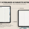 Dated Academic 2025 Digital Planner Yume Techo NozomuNoto Notebook Daily Weekly Monthly Calendar Japanese Multipurpose Minimalist ADHD Bullet Journal Hyperlinked PDF Goodnotes Notability Portrait Android iPad Student Noteshelf Samsung Notes Hobonichi