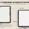 Dated Academic 2025 Digital Planner Yume Techo NozomuNoto Notebook Daily Weekly Monthly Calendar Japanese Multipurpose Minimalist ADHD Bullet Journal Hyperlinked PDF Goodnotes Notability Portrait Android iPad Student Noteshelf Samsung Notes Hobonichi