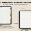 Dated Academic 2025 Digital Planner Yume Techo NozomuNoto Notebook Daily Weekly Monthly Calendar Japanese Multipurpose Minimalist ADHD Bullet Journal Hyperlinked PDF Goodnotes Notability Portrait Android iPad Student Noteshelf Samsung Notes Hobonichi