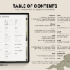 Dated Academic 2025 Digital Planner Yume Techo NozomuNoto Notebook Daily Weekly Monthly Calendar Japanese Multipurpose Minimalist ADHD Bullet Journal Hyperlinked PDF Goodnotes Notability Portrait Android iPad Student Noteshelf Samsung Notes Hobonichi