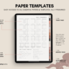 Dated Academic 2025 Digital Planner Yume Techo NozomuNoto Notebook Daily Weekly Monthly Calendar Japanese Multipurpose Minimalist ADHD Bullet Journal Hyperlinked PDF Goodnotes Notability Portrait Android iPad Student Noteshelf Samsung Notes Hobonichi