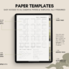 Dated Academic 2025 Digital Planner Yume Techo NozomuNoto Notebook Daily Weekly Monthly Calendar Japanese Multipurpose Minimalist ADHD Bullet Journal Hyperlinked PDF Goodnotes Notability Portrait Android iPad Student Noteshelf Samsung Notes Hobonichi