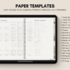 Dated Academic 2025 Digital Planner Yume Techo NozomuNoto Notebook Daily Weekly Monthly Calendar Japanese Multipurpose Minimalist ADHD Bullet Journal Hyperlinked PDF Goodnotes Notability Landscape Android iPad Student Noteshelf Samsung Hobonichi