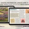 Digital Notebook V1 Landscape Yume Noto NozomuNoto Japanese Multipurpose Minimalist ADHD Bullet Journal Hyperlinked PDF Goodnotes Notability Android Tablet iPad Student Study Teacher Travel Cornell Grid Lines Dotted Template Noteshelf Samsung Xodo