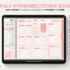 Ultimate Digital Stickers Stickerbook Widget NozomuNoto Japanese Multipurpose Minimalist Calendar ADHD Bullet Journal png Goodnotes Notability Android Tablet iPad finance work study travel health Noteshelf Samsung Xodo