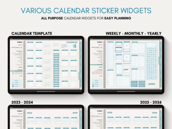 Ultimate Digital Stickers Stickerbook Widget NozomuNoto Japanese Multipurpose Minimalist Calendar ADHD Bullet Journal png Goodnotes Notability Android Tablet iPad finance work study travel health Noteshelf Samsung Xodo