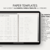 Digital Notebook V2 Landscape Yume Noto NozomuNoto Japanese Multipurpose Minimalist ADHD Bullet Journal Hyperlinked PDF Goodnotes Notability Android Tablet iPad Student Study Teacher Travel Cornell Grid Lines Dotted Template Noteshelf Samsung Xodo