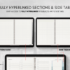 Digital Notebook V2 Landscape Yume Noto NozomuNoto Japanese Multipurpose Minimalist ADHD Bullet Journal Hyperlinked PDF Goodnotes Notability Android Tablet iPad Student Study Teacher Travel Cornell Grid Lines Dotted Template Noteshelf Samsung Xodo