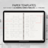 Digital Notebook V2 Landscape Yume Noto NozomuNoto Japanese Multipurpose Minimalist ADHD Bullet Journal Hyperlinked PDF Goodnotes Notability Android Tablet iPad Student Study Teacher Travel Cornell Grid Lines Dotted Template Noteshelf Samsung Xodo