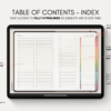 Digital Notebook V1 Landscape Yume Noto NozomuNoto Japanese Multipurpose Minimalist ADHD Bullet Journal Hyperlinked PDF Goodnotes Notability Android Tablet iPad Student Study Teacher Travel Cornell Grid Lines Dotted Template Noteshelf Samsung Xodo