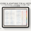 Digital Notebook V1 Landscape Yume Noto NozomuNoto Japanese Multipurpose Minimalist ADHD Bullet Journal Hyperlinked PDF Goodnotes Notability Android Tablet iPad Student Study Teacher Travel Cornell Grid Lines Dotted Template Noteshelf Samsung Xodo