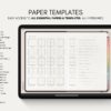 Digital Notebook V1 Landscape Yume Noto NozomuNoto Japanese Multipurpose Minimalist ADHD Bullet Journal Hyperlinked PDF Goodnotes Notability Android Tablet iPad Student Study Teacher Travel Cornell Grid Lines Dotted Template Noteshelf Samsung Xodo