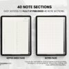 Digital Notebook V1 Portrait Yume Noto NozomuNoto Japanese Multipurpose Minimalist ADHD Bullet Journal Hyperlinked PDF Goodnotes Notability Android Tablet iPad Student Study Teacher Travel Cornell Grid Lines Dotted Template Noteshelf Samsung Xodo