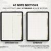 Digital Notebook V1 Portrait Yume Noto NozomuNoto Japanese Multipurpose Minimalist ADHD Bullet Journal Hyperlinked PDF Goodnotes Notability Android Tablet iPad Student Study Teacher Travel Cornell Grid Lines Dotted Template Noteshelf Samsung Xodo