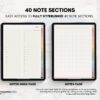 Digital Notebook V1 Portrait Yume Noto NozomuNoto Japanese Multipurpose Minimalist ADHD Bullet Journal Hyperlinked PDF Goodnotes Notability Android Tablet iPad Student Study Teacher Travel Cornell Grid Lines Dotted Template Noteshelf Samsung Xodo