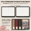 2025 Digital Planner Yume Techo NozomuNoto Notebook Daily Weekly Monthly Calendar Japanese Multipurpose Minimalist ADHD Bullet Journal Hyperlinked PDF Goodnotes Notability Landscape Android iPad Student Study Noteshelf Samsung Notes Hobonichi