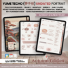 Yume Techo Undated Portrait - Light Autumn