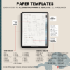 Dated Academic 2025 Digital Planner Yume Techo NozomuNoto Notebook Daily Weekly Monthly Calendar Japanese Multipurpose Minimalist ADHD Bullet Journal Hyperlinked PDF Goodnotes Notability Portrait Android iPad Student Noteshelf Samsung Notes Hobonichi