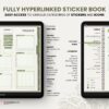 Ultimate Digital Stickers Stickerbook Widget NozomuNoto Japanese Multipurpose Minimalist Calendar ADHD Bullet Journal png Goodnotes Notability Android Tablet iPad finance work study travel health Noteshelf Samsung Xodo