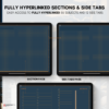 Digital Notebook V1 Landscape Yume Noto NozomuNoto Japanese Multipurpose Minimalist ADHD Bullet Journal Hyperlinked PDF Goodnotes Notability Android Tablet iPad Student Study Teacher Travel Cornell Grid Lines Dotted Template Noteshelf Samsung Xodo