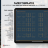 Digital Notebook V1 Landscape Yume Noto NozomuNoto Japanese Multipurpose Minimalist ADHD Bullet Journal Hyperlinked PDF Goodnotes Notability Android Tablet iPad Student Study Teacher Travel Cornell Grid Lines Dotted Template Noteshelf Samsung Xodo