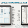 Ultimate Digital Stickers Stickerbook Widget NozomuNoto Japanese Multipurpose Minimalist Calendar ADHD Bullet Journal png Goodnotes Notability Android Tablet iPad finance work study travel health Noteshelf Samsung Xodo