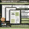 Digital Notebook V2 Yume Noto NozomuNoto Japanese Multipurpose Minimalist ADHD Bullet Journal Hyperlinked PDF Goodnotes Notability Android Tablet iPad Student Study Teacher Travel Cornell Grid Lines Dotted Template Noteshelf Noteful Kilonotes Collanote Zoomnotes Samsung Xodo