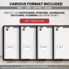 Digital Notebook V2 Yume Noto NozomuNoto Japanese Multipurpose Minimalist ADHD Bullet Journal Hyperlinked PDF Goodnotes Notability Android Tablet iPad Student Study Teacher Travel Cornell Grid Lines Dotted Template Noteshelf Noteful Kilonotes Collanote Zoomnotes Samsung Xodo