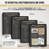 Digital Notebook V2 Yume Noto NozomuNoto Japanese Multipurpose Minimalist ADHD Bullet Journal Hyperlinked PDF Goodnotes Notability Android Tablet iPad Student Study Teacher Travel Cornell Grid Lines Dotted Template Noteshelf Noteful Kilonotes Collanote Zoomnotes Samsung Xodo