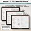 Digital Notebook V2 Landscape - Light Garden — product preview